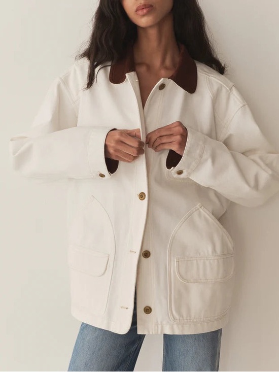 Doen Jackets & Blazers - Doen Pascual Jacket in Salt